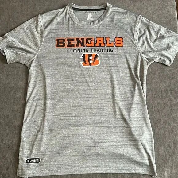 Cincinnati Bengals Combine Athletic Short Sleeve Shirt-Men’s Large - Picture 2 of 5